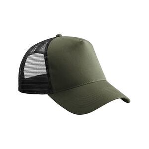 Beechfield Childrens/Kids  Trucker Cap / Olive/Black